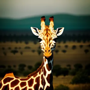 Safari Serenity: Majestic Giraffe in the Wild