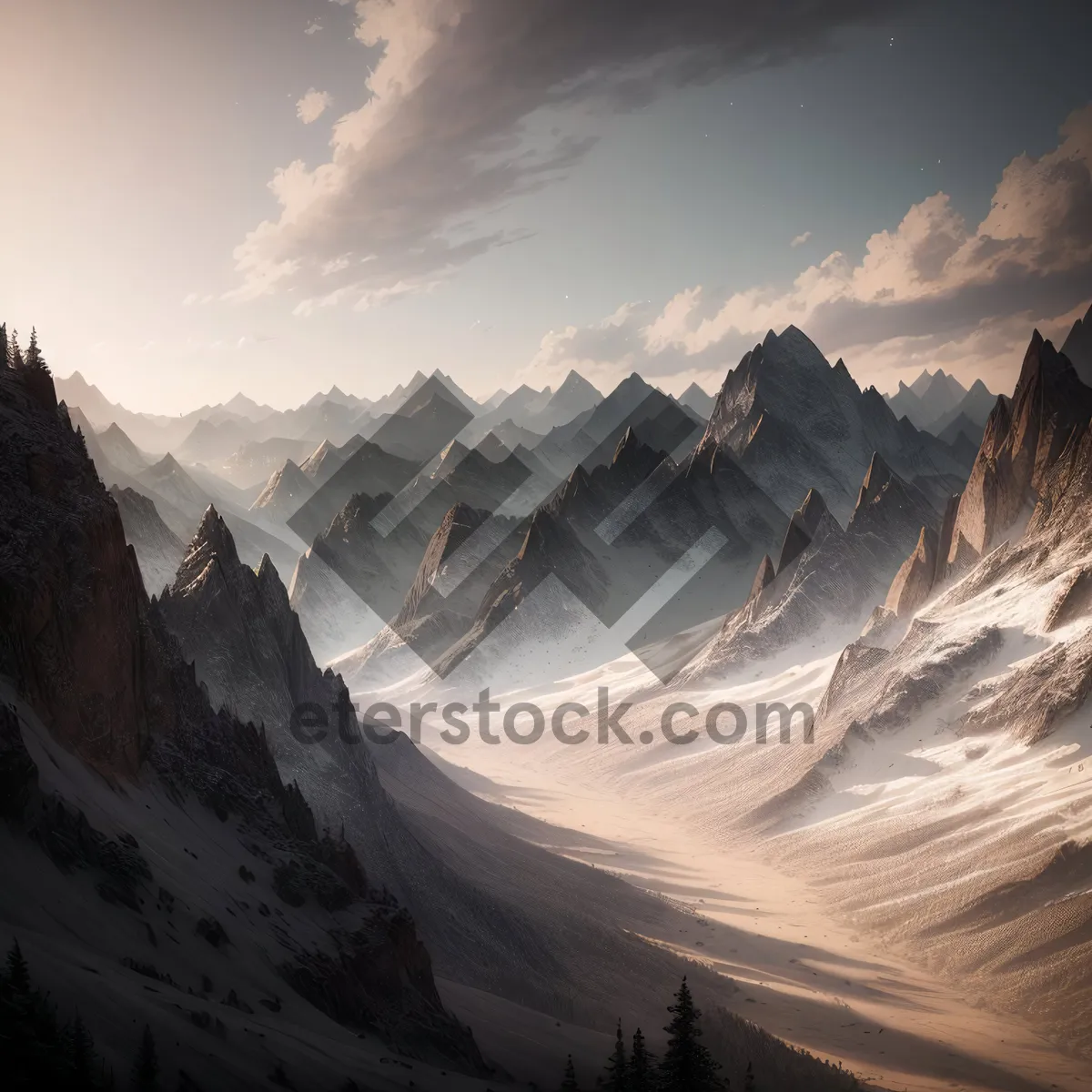 Picture of Majestic Alpine Range