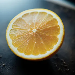 Fresh Citrus Slice with Lemon and Orange Peel