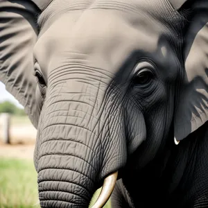 Endangered African Elephant at South Safari Park