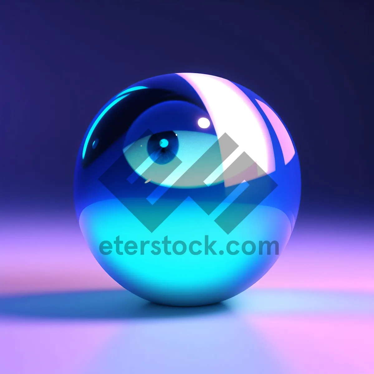 Picture of Colorful Glass Sphere Button Set