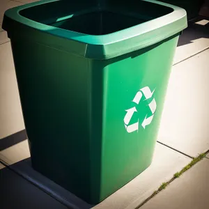 Plastic Recycle Bin Container