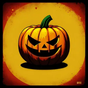 Spooky Halloween Jack-O'-Lantern Pumpkin Lantern