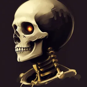 Spooky Skull Pirate Head Sculpture - Bone-Chilling Creation