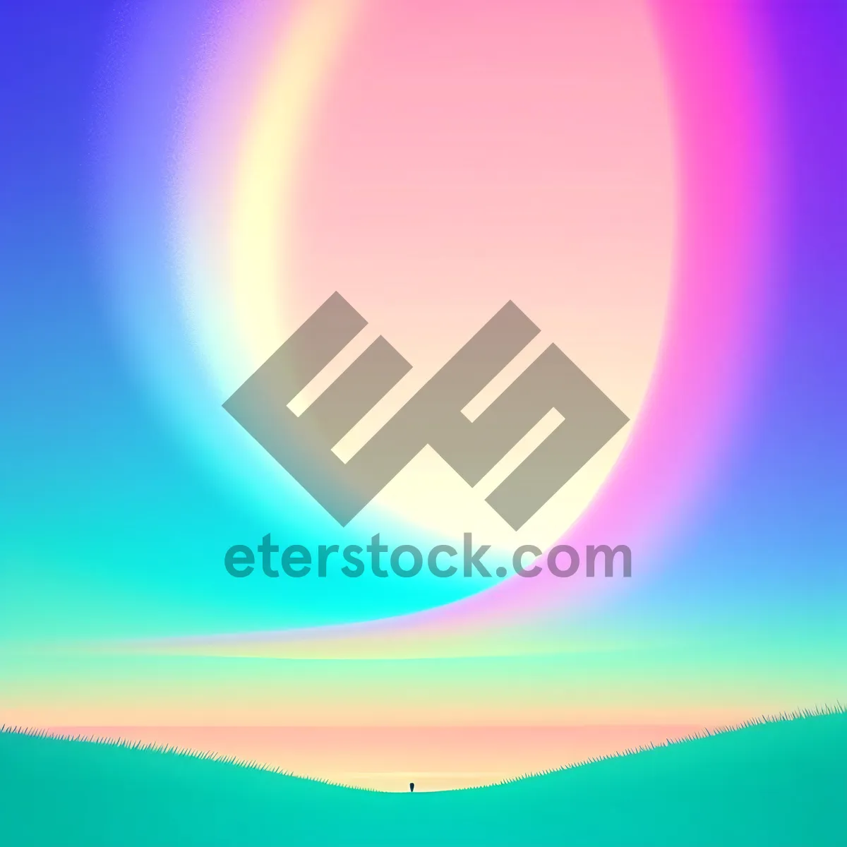 Picture of Futuristic Colorful Gradient Graphic Design