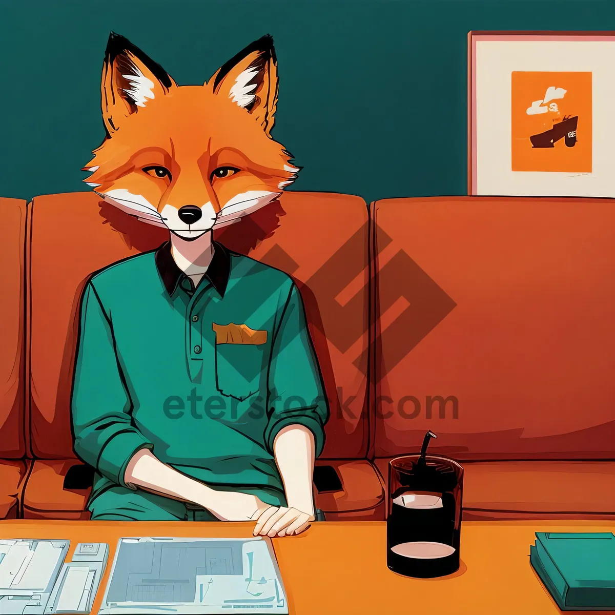 Picture of Smiling Student Working on Laptop at Desk