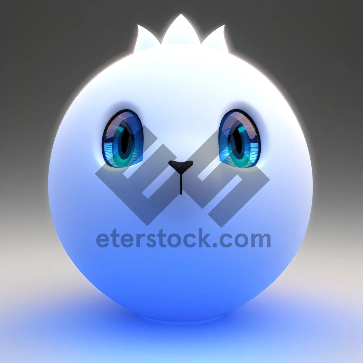 Picture of 3D Shiny Sphere Icon - Round Graphic Design Button