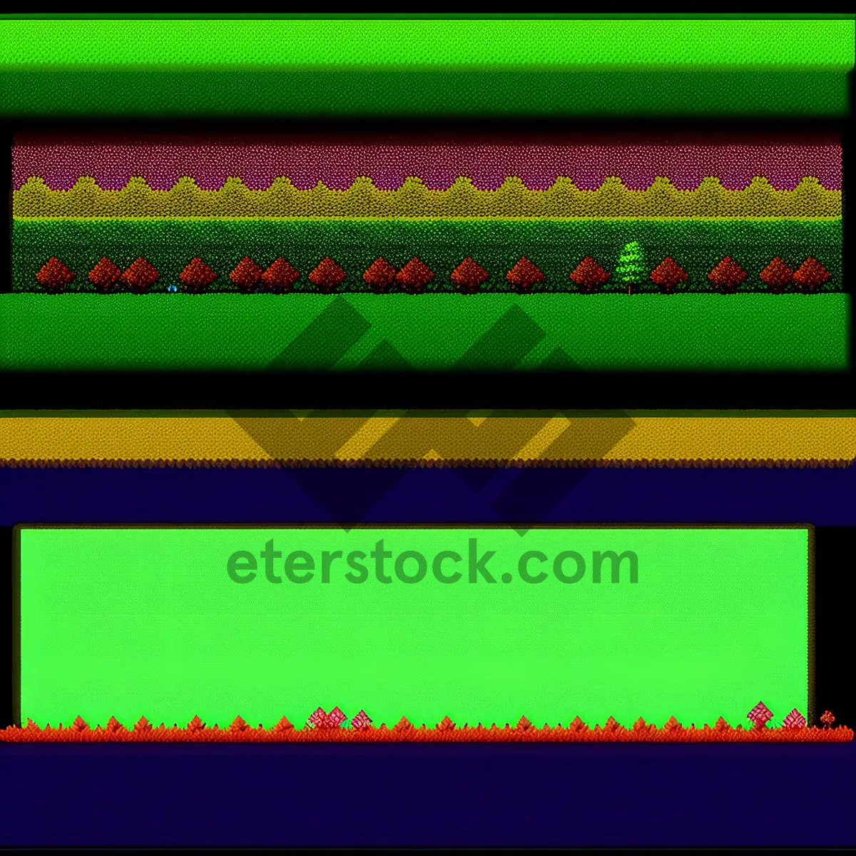 Picture of Colorful Artistic Pencil Box Design with Graphic Pattern