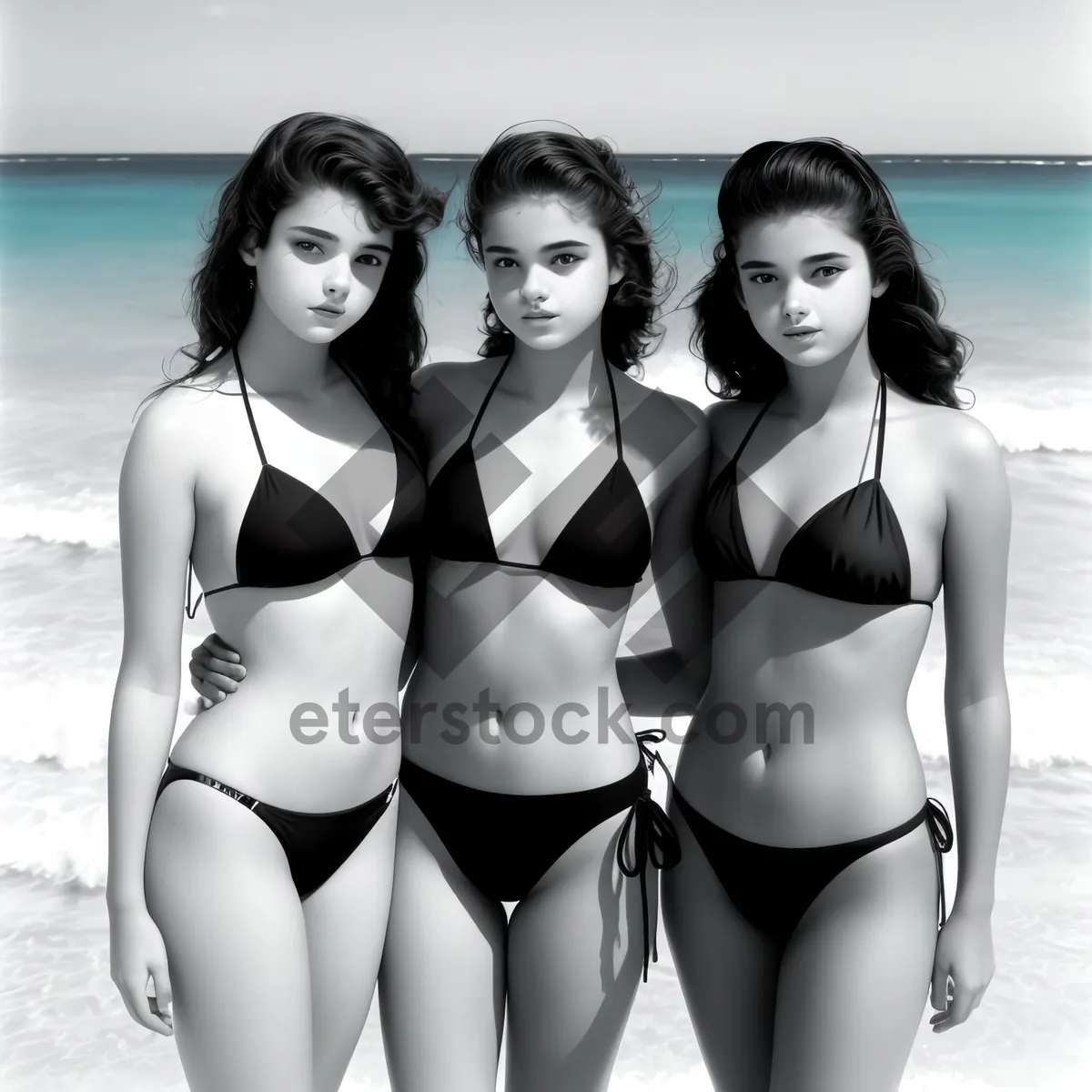 Picture of Seductive Beach Babe - Bikini Swimsuit Model