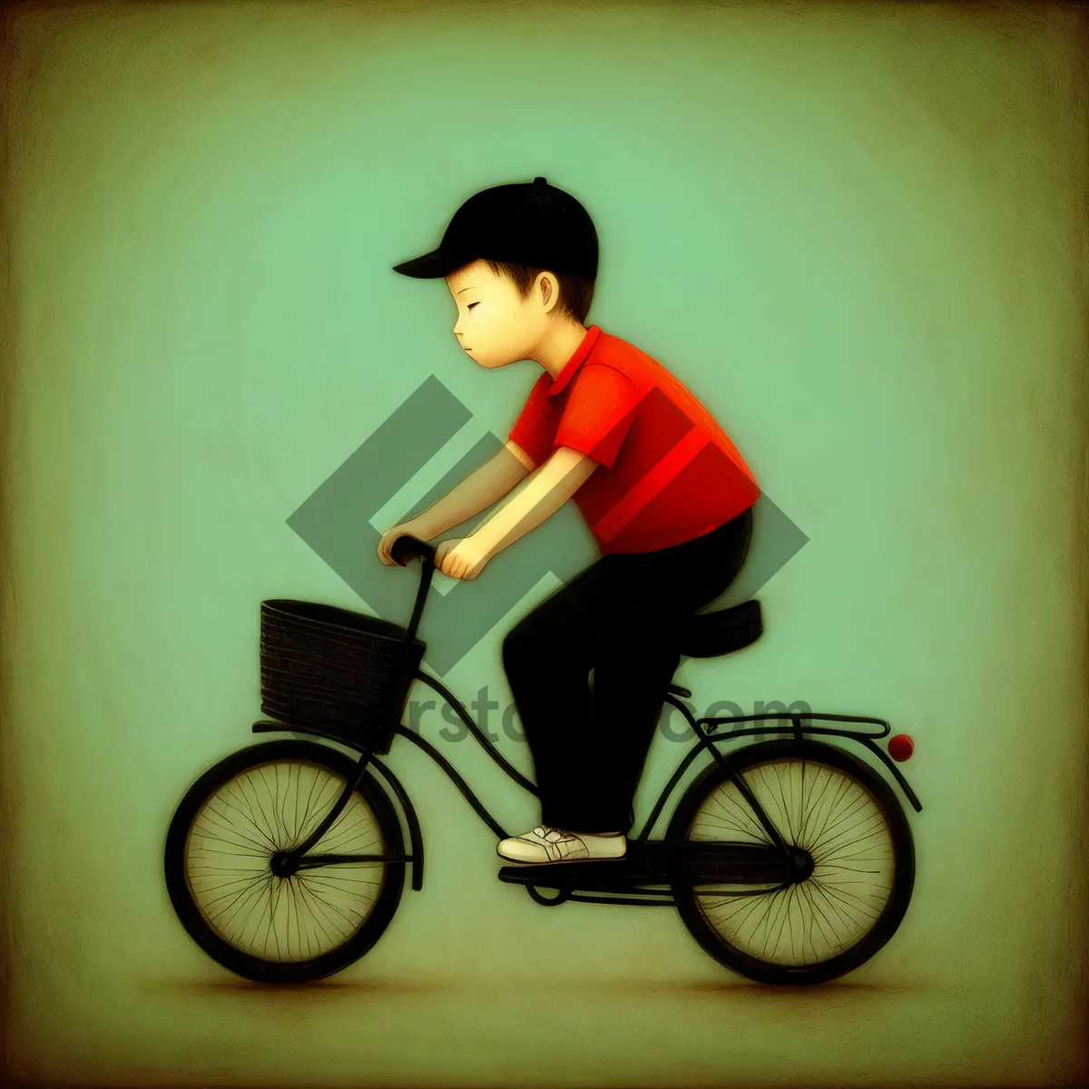 Picture of Active Lifestyle: Man on Bike with Helmet