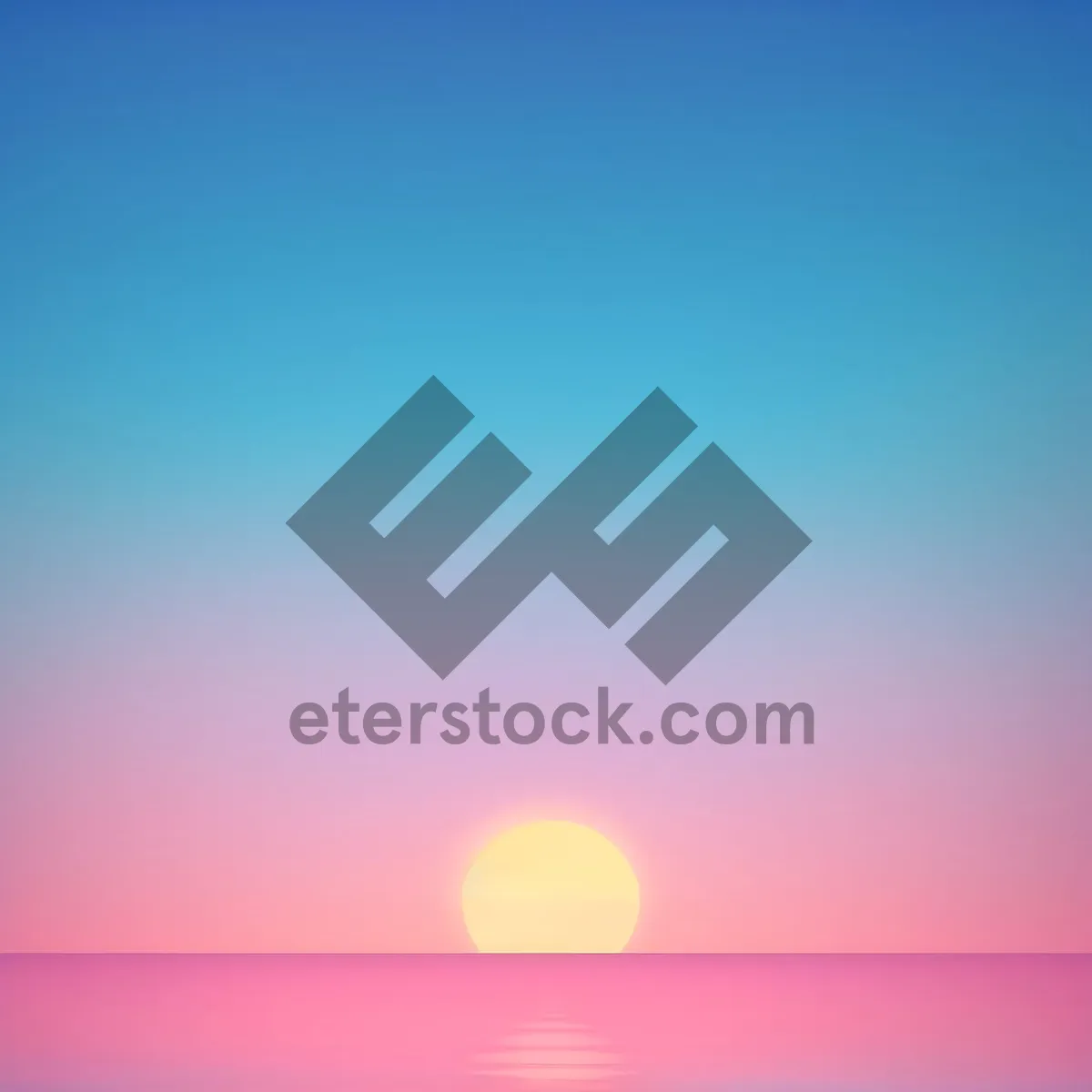 Picture of Bright Summer Sky with Sunlight and Clouds