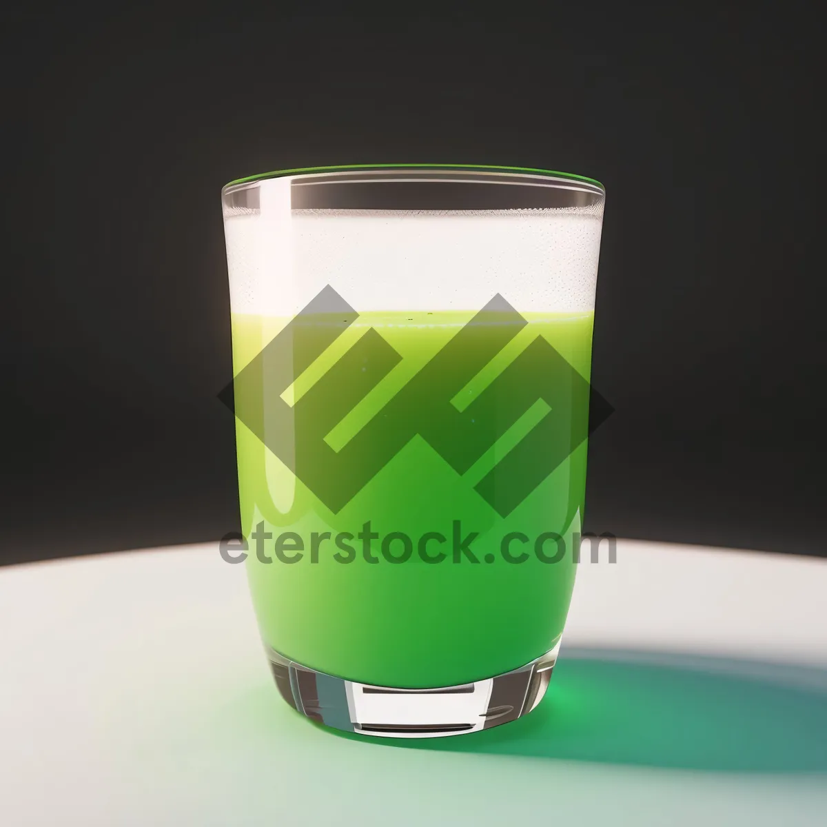 Picture of Frothy Milk Tea in Glass Cup