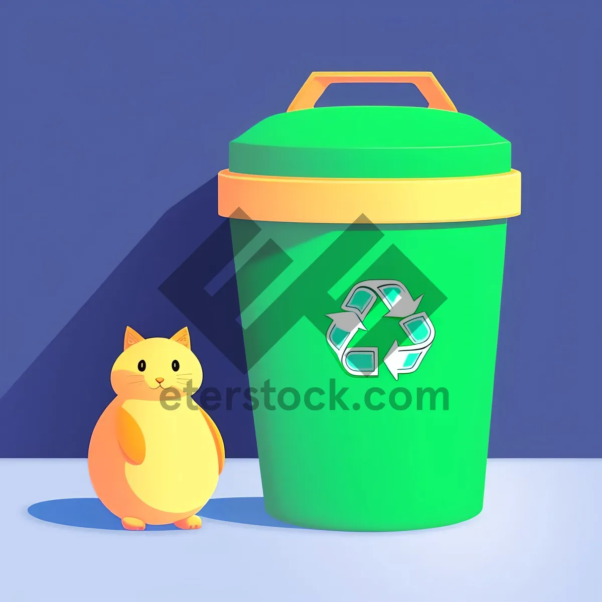 Picture of Plastic Water Jug Container for Recycling