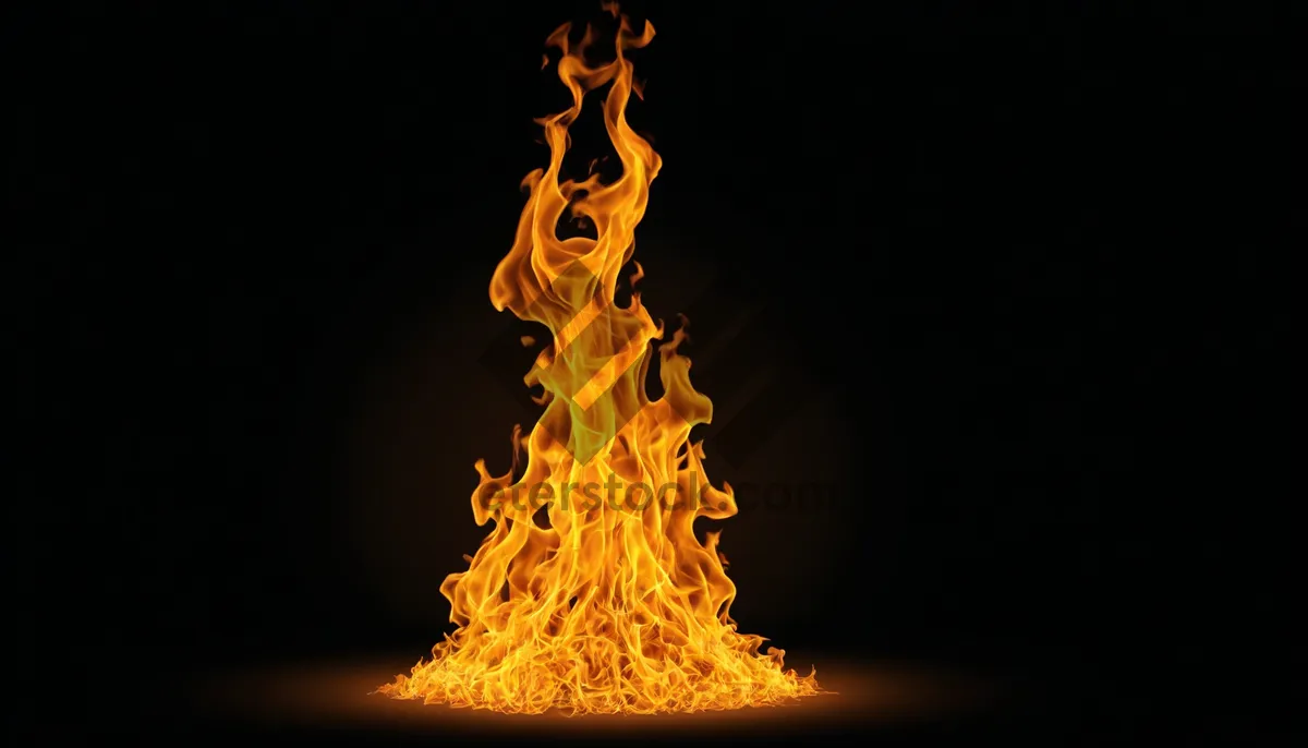 Picture of Fiery Blaze: Artistic Design with Warm Glow