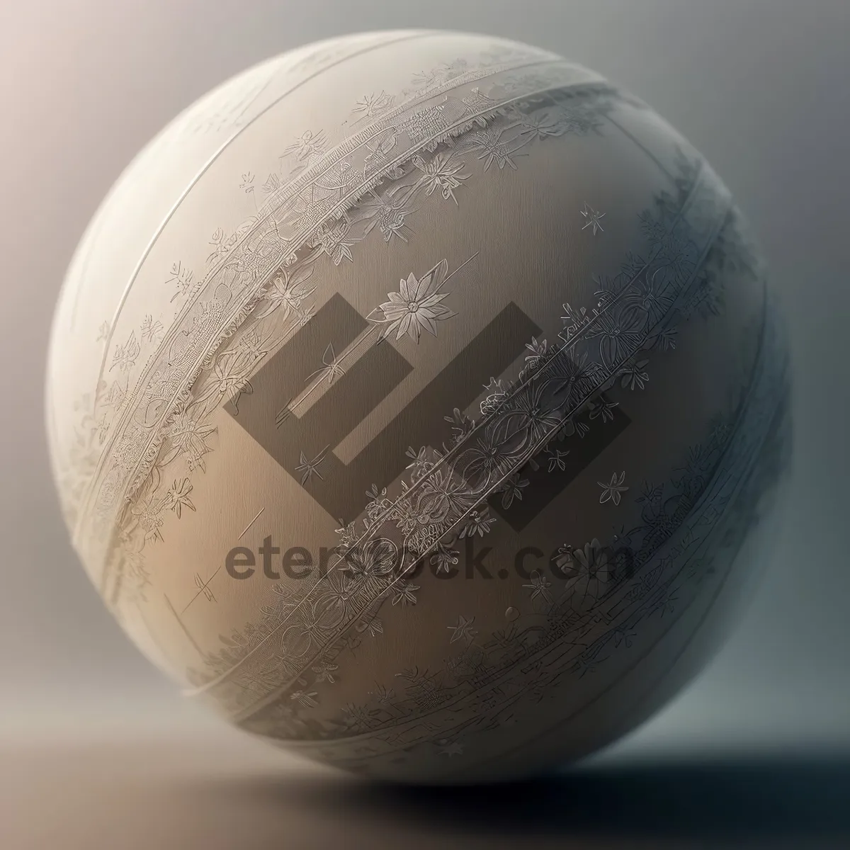 Picture of 3D Global Croquet Ball on Earth