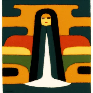 Symbolic Warning Sign Flag Image