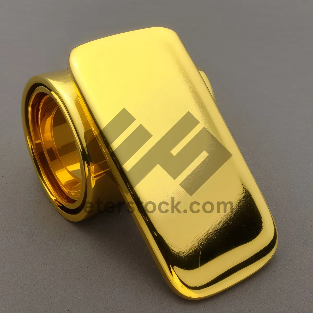 Picture of Golden 3D Buckle Ring for Fastening Device