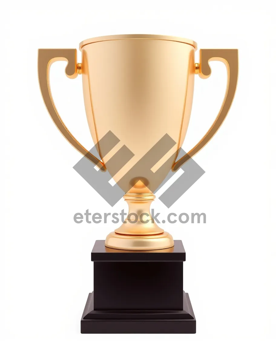 Picture of Bronze mug with liquid beverage - Object drink cup