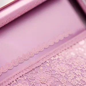 Vintage Pink Paisley Fabric Texture Design