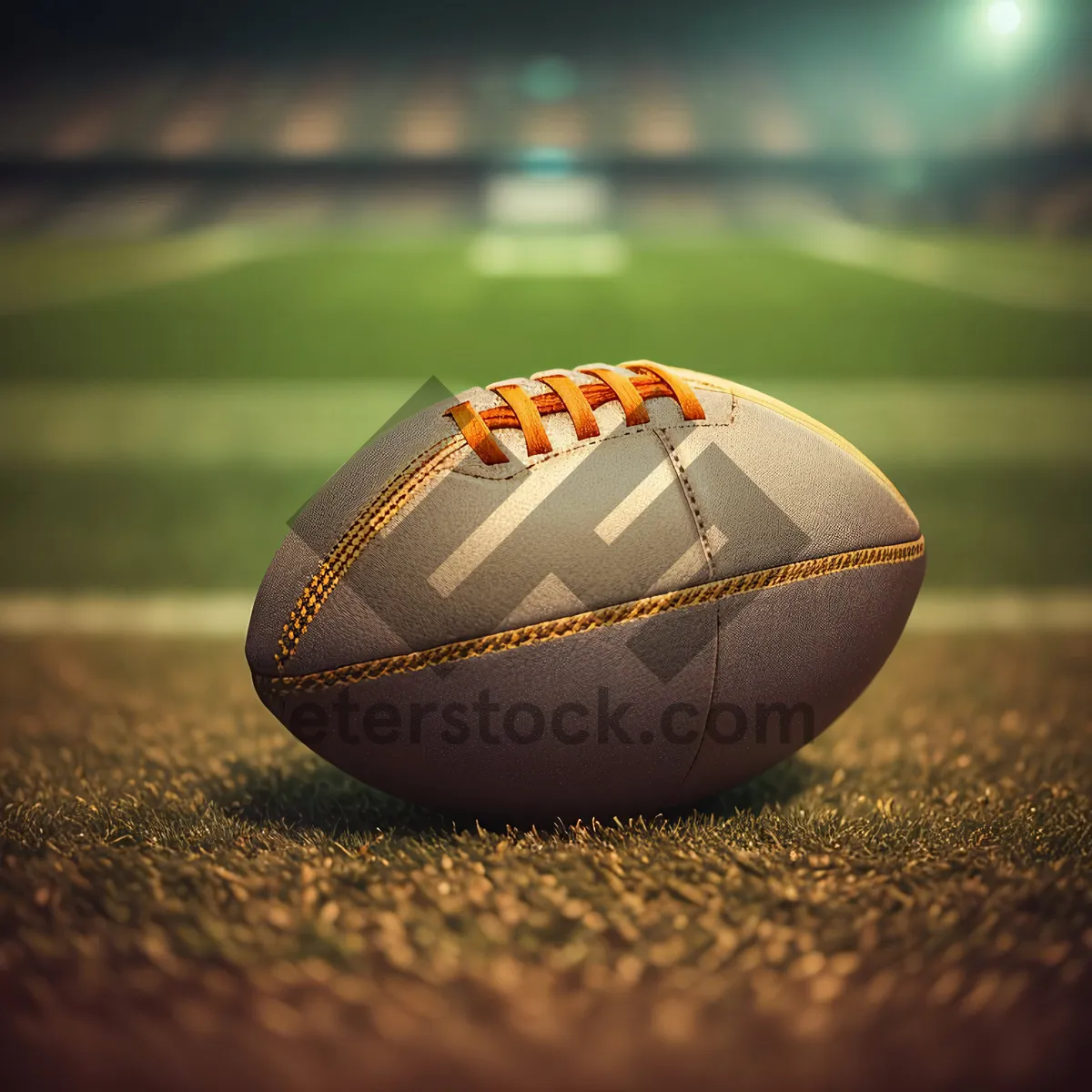 Picture of Rugby Stitched Ball - Sports Equipment Image