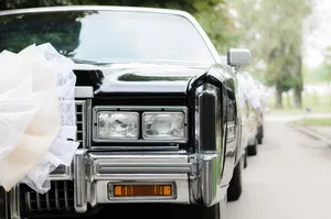 Luxury SUV driving on the road at high speed