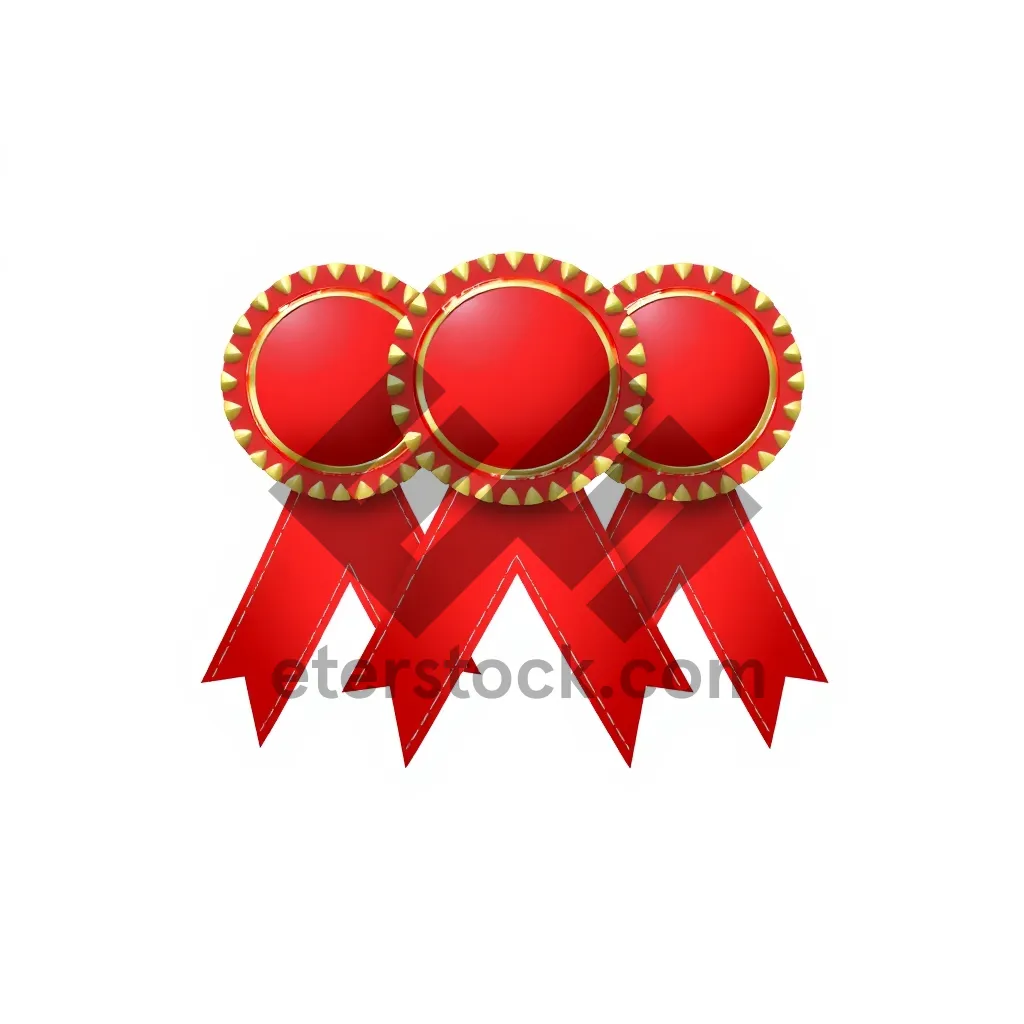 Picture of Golden star design graphic symbol icon decoration.