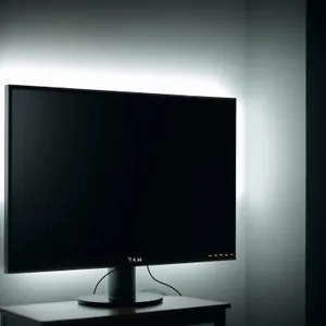 Modern Flat Screen Monitor for Digital Entertainment