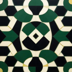 Geometric Colorful Mosaic Tile Design