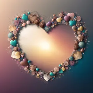 Shiny Heart Adornment - Luxury Jewelry Decoration