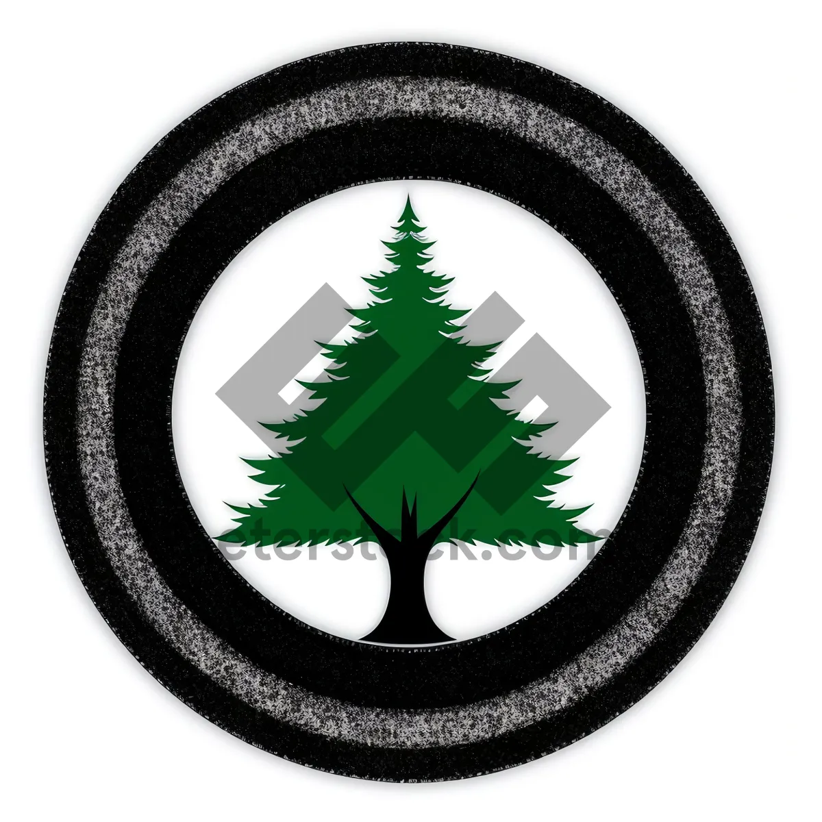 Picture of Shiny Black Round Web Button Set