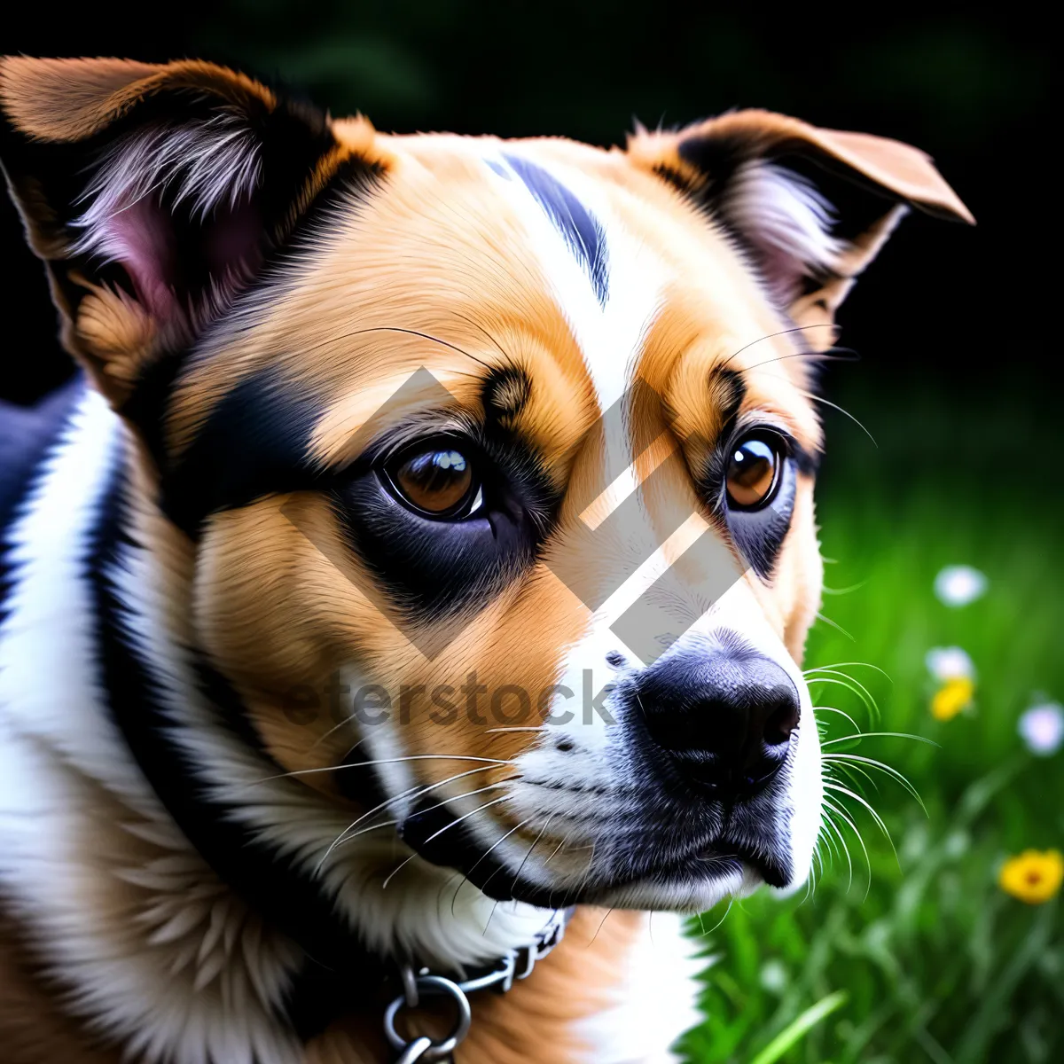 Picture of Adorable Jack Russell Terrier with Tennis Ball