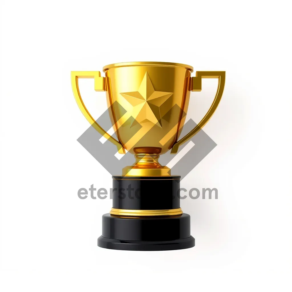 Picture of Golden Trophy Cup for Drink Competition