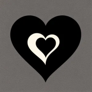 Romantic Heart Stencil - Love, Symbol, Damask
