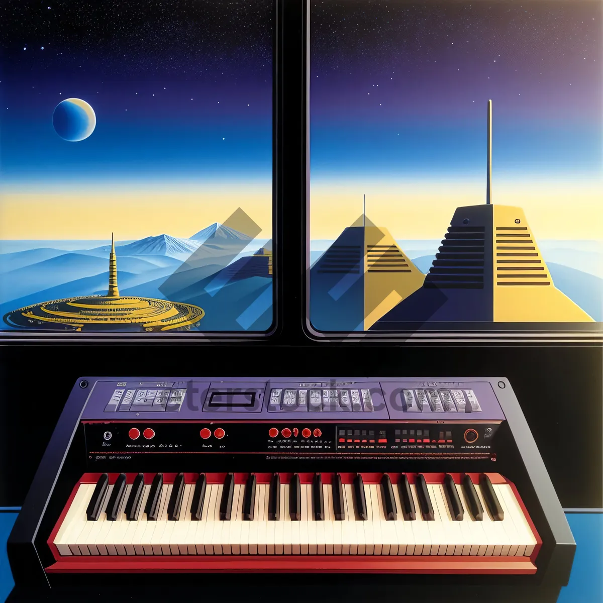 Picture of Synth Keys: Electronic Keyboard Instrument for Musical Tones