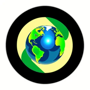 Glossy Round Web Icon Button