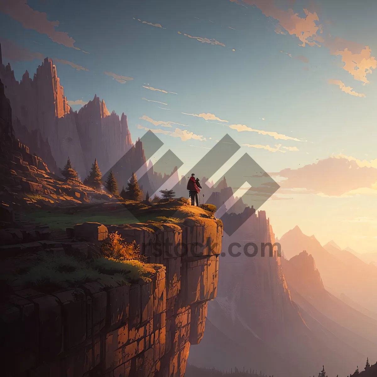 Picture of Grand Canyon Sunset: Majestic Mountain Landscape