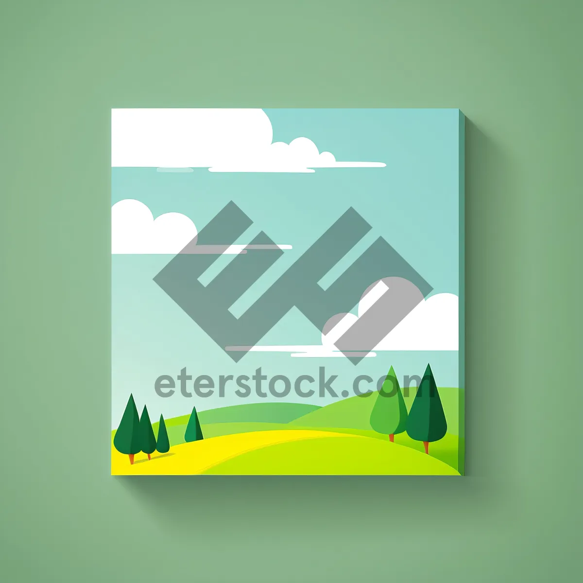 Picture of Stationery Icon Set - Stylish Graphic Symbols for Letterhead Design