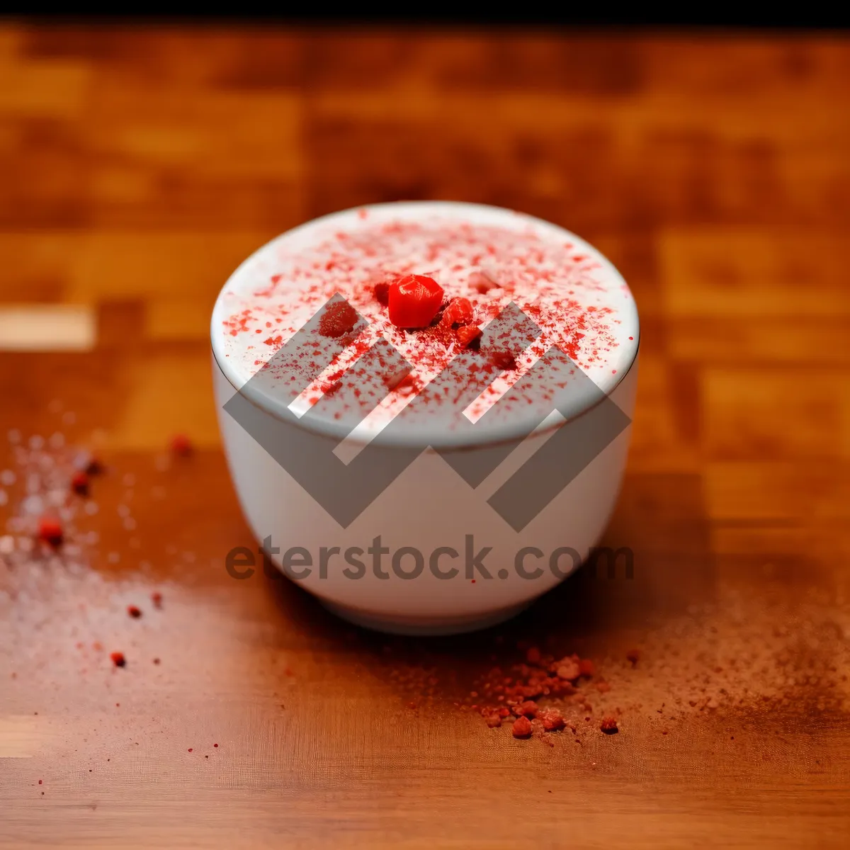 Picture of Healthy Berry Breakfast Bowl with Cream and Yogurt