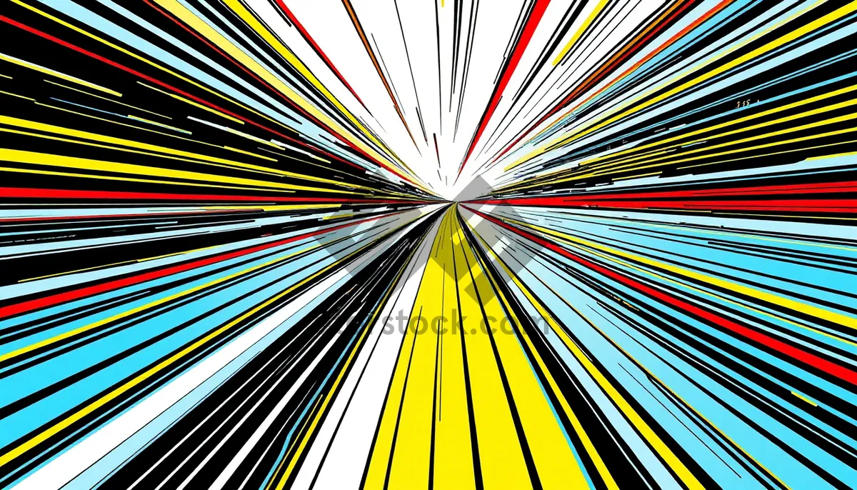 Picture of Colorful Digital Fractal Light Design Texture Abstract