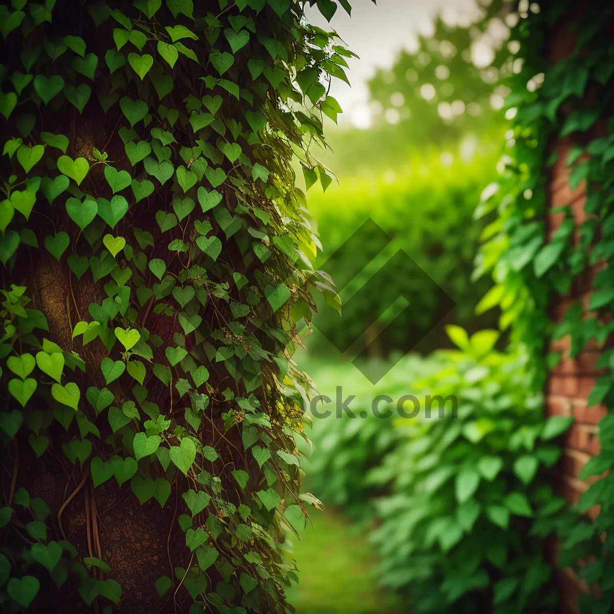 Picture of Lush Desert Evergreen Cactus in Garden