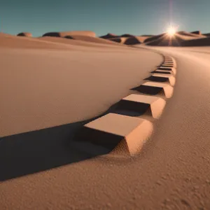 Sizzling Sahara: Majestic Dunes Under Moroccan Sun