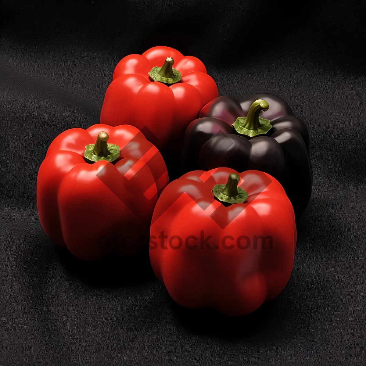 Picture of Colorful and Fresh Vegetable Salad with Juicy Tomatoes