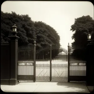 City House Balcony with Picket Fence and Baluster