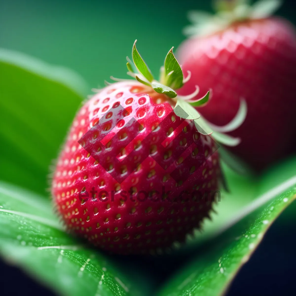 Picture of Juicy Strawberry Delight: Fresh, Sweet, and Organic