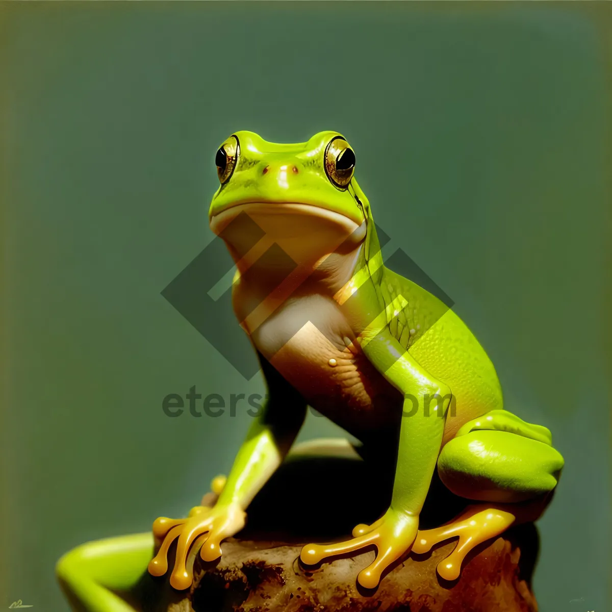 Picture of Eyed Tree Frog - Vibrant Wildlife Close-Up