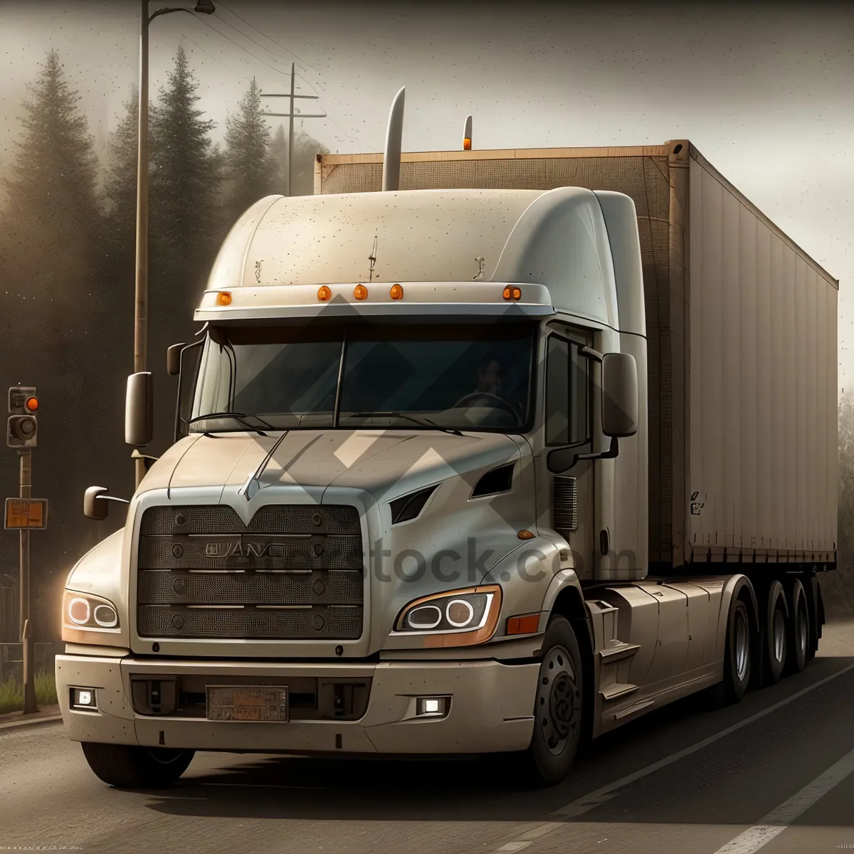 Picture of Highway Hauler: Speeding Freight on the Open Road