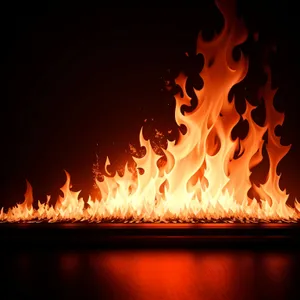 Fiery Inferno: A Dangerous Blaze of Heat and Light