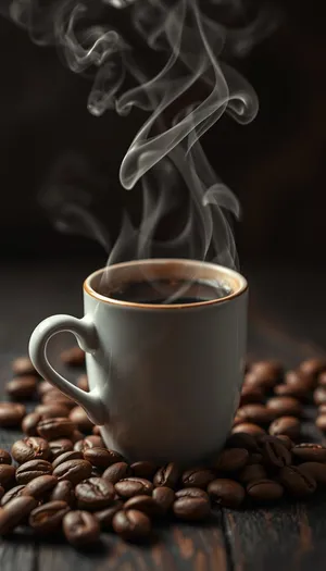 Hot Espresso Morning Cup Aroma Warm Drink