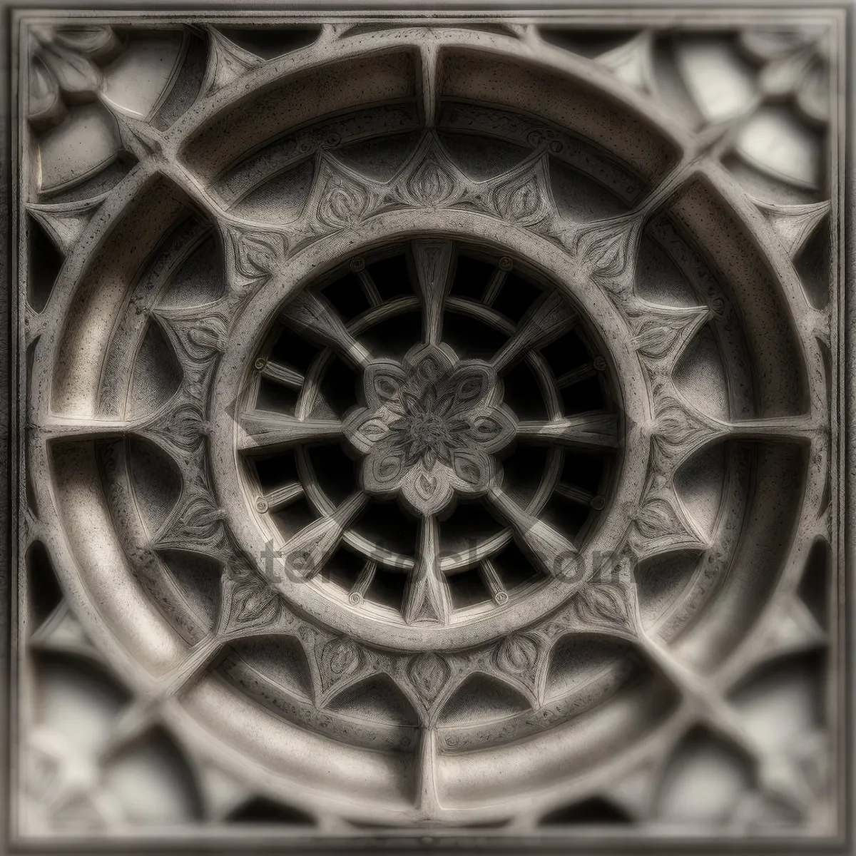 Picture of Supportive Wheel Design with Intricate Spoke Pattern