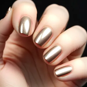 Manicured hands showcasing healthy, sleek nails